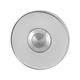 Doorbell with stainless steel button GPF9827.02 square 50x50x8 mm satin  stainless steel