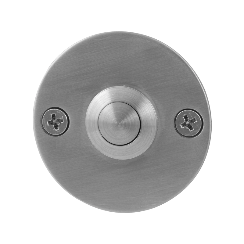 Doorbell with stainless steel button GPF9827.02 square 50x50x8 mm satin  stainless steel