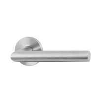 GPF115VR door handle on rose pointing right