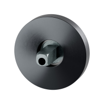 GPF1100.P1.0400 PVD anthracite rose round 50x8mm with welded knob fastener