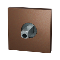 GPF1102.A2.0400 Rose 50x50x8mm Bronze blend with welded knob fastener