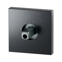 GPF1102.P1.0400 PVD anthracite rose square 50x8mm with welded knob fastener