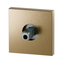 GPF1102.P4.0400 PVD brass satin rose square 50x8mm with welded knob fastener