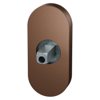 GPF1104.A2.0400 Rose 70x32x10mm Bronze blend with welded knob fastener 