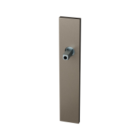 GPF1125.A3 long backplate rectangular Mocca blend with welded knob fastener