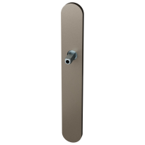 GPF1170.A3 long backplate XL rounded Mocca blend with welded knob fastener