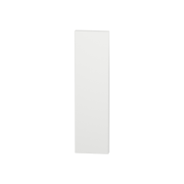 GPF1215.62L/R short backplate rectangular left-/ right handed white