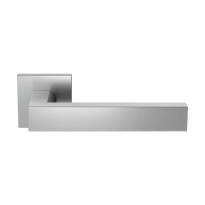 GPF1304.09.02 stainless steel Tapu door handle on rose 50x8mm