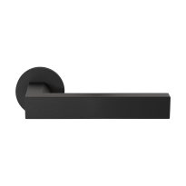 GPF1304.61.00 black Tapu door handle on rose 50x8mm