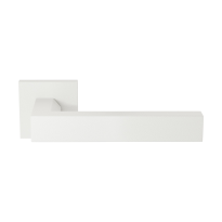 GPF1304.62.02 white Tapu door handle on rose 50x8mm