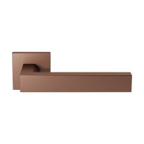 GPF1304.A2.02 Bronze blend Tapu door handle on rose 50x8mm