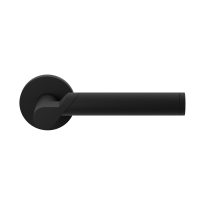 GPF3025.61-00 black Horo door handle on rose 50x8mm