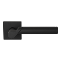 GPF3025.61-02 black Horo door handle on rose 50x8mm