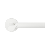 GPF3025.62-00 white Horo door handle on rose 50x8mm