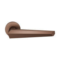 GPF3112.A2.00 Bronze blend Rua door handle on rose 50x8mm