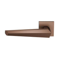 GPF3112.A2.02L Rua door handle on rose pointing left 50x8mm