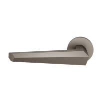 GPF3112.A3.00L Rua door handle on rose pointing left 50x8mm