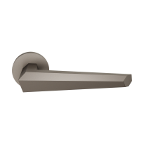 GPF3112.A3.00R Rua door handle on rose pointing right, 50x8mm