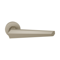 GPF3112.A4.00R Rua door handle on rose pointing right 50x8mm
