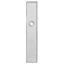 Long backplate GPF1100.65 polished stainless steel