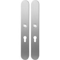 Long backplate XL GPF1100.70 55PZ satin stainless steel