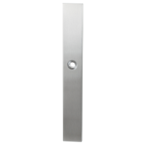 Long backplate XL GPF1100.75 satin stainless steel