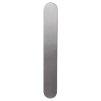 Long backplate XL GPF1200.70 satin stainless steel