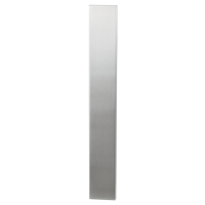 Long backplate XL GPF1200.75 satin stainless steel