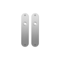 Flat backplate GPF1100.12 blind satin stainless steel