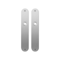 Flat backplate GPF1100.21 satin stainless steel