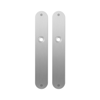 Flat backplate GPF1100.22 satin stainless steel
