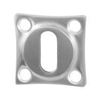 Keyhole escutcheon GPF0901.09 38x38x5mm satin stainless steel