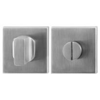 Turn and Release set GPF0911.02 50x50x8mm spindle 5mm satin stainless steel large knob