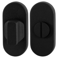 Turn and Release set GPF8910.04 70x32mm spindle 8mm black large knob