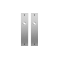 Flat backplate GPF1100.16 blind satin stainless steel