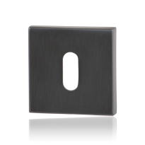 Keyhole escutcheon GPF0901.02P1 50x50x8mm PVD antracite