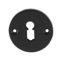 Keyhole escutcheon GPF6901.00 53x5mm wrought iron black