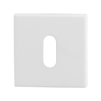 Keyhole escutcheon GPF8901.42 50x50x8mm white